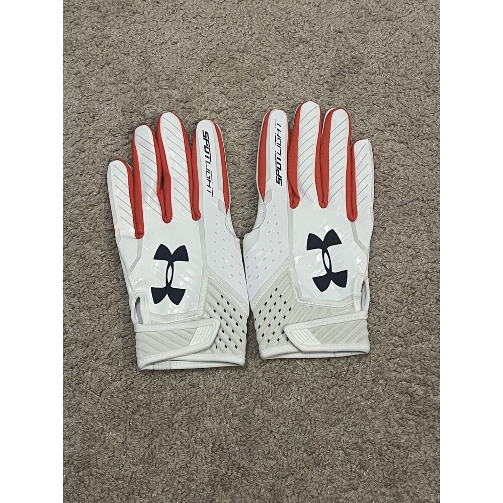 Size Large Under Armour Team Issued Spotlight Football Gloves